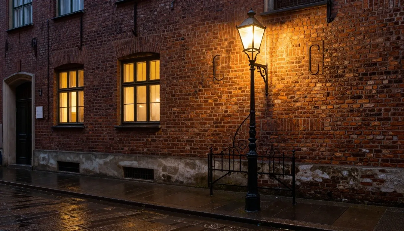 Ulica Długa w Gdańsku nocÄ